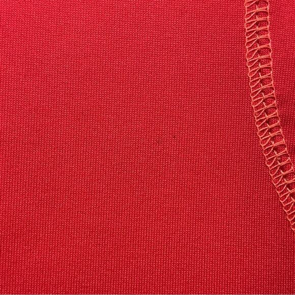 Fila Sport Top Women's Sz L Red Contrast Stitching Athletic Fit Running Workout - Picture 7 of 7
